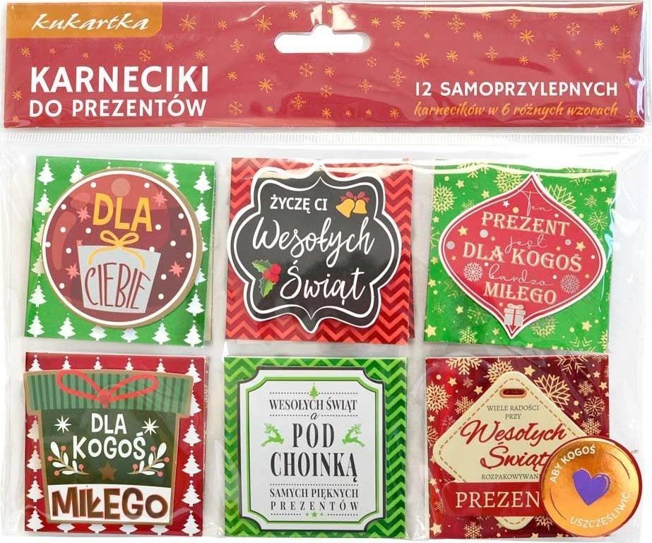 Zestaw karnecików KDP-001 Boże Narodzenie