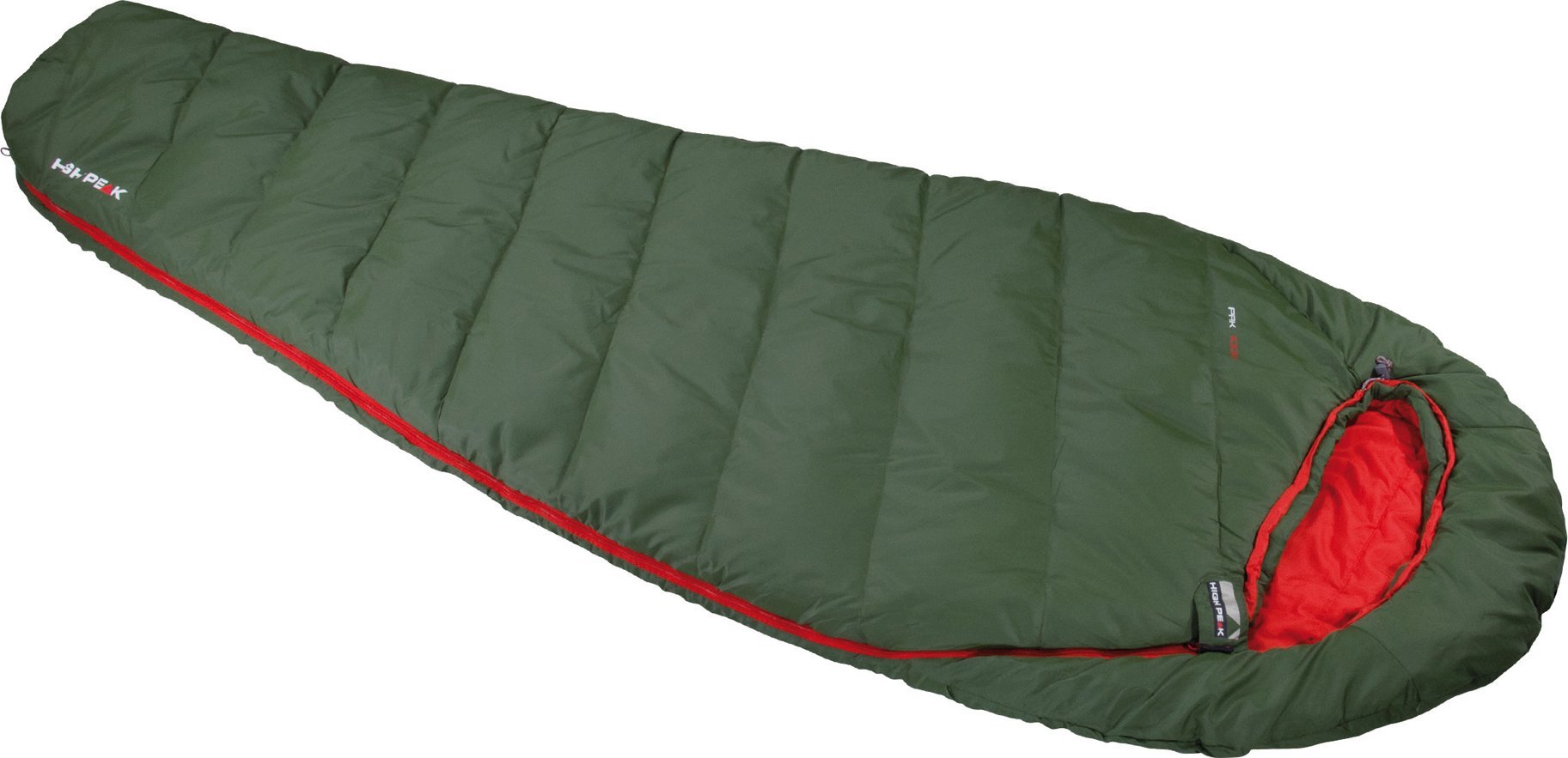 High Peak High Peak mummy sleeping bag Pak 1000 ECO (dark green/red)