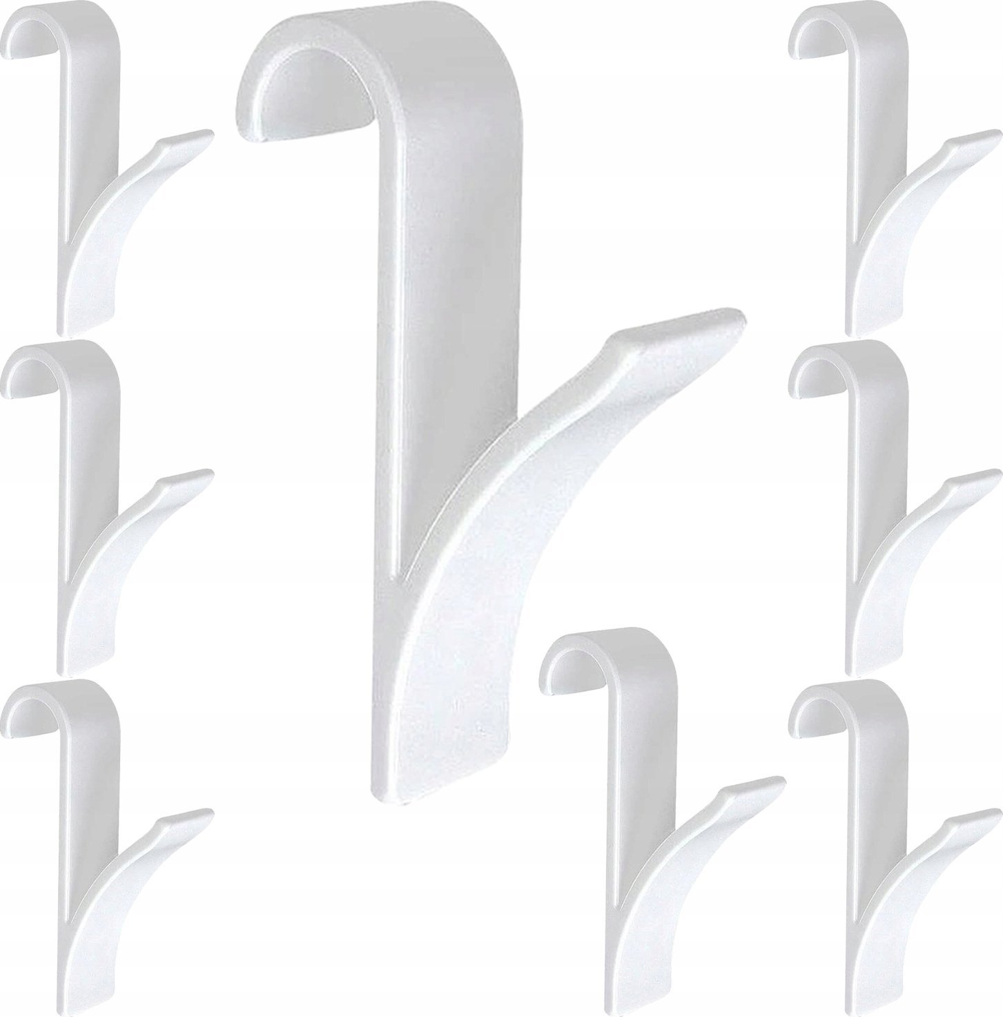 Wieszak Hak Haczyk Łazienkowy na Grzejnik Kaloryfer Bezinwazyjny Zestaw x8