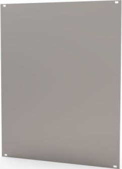 SCHROFF Panel przedni SCHROFF, nieekranowany, 6 HU, 42 HU, 2,5 mm, Al, anodowany, nieobrobione krawędzie