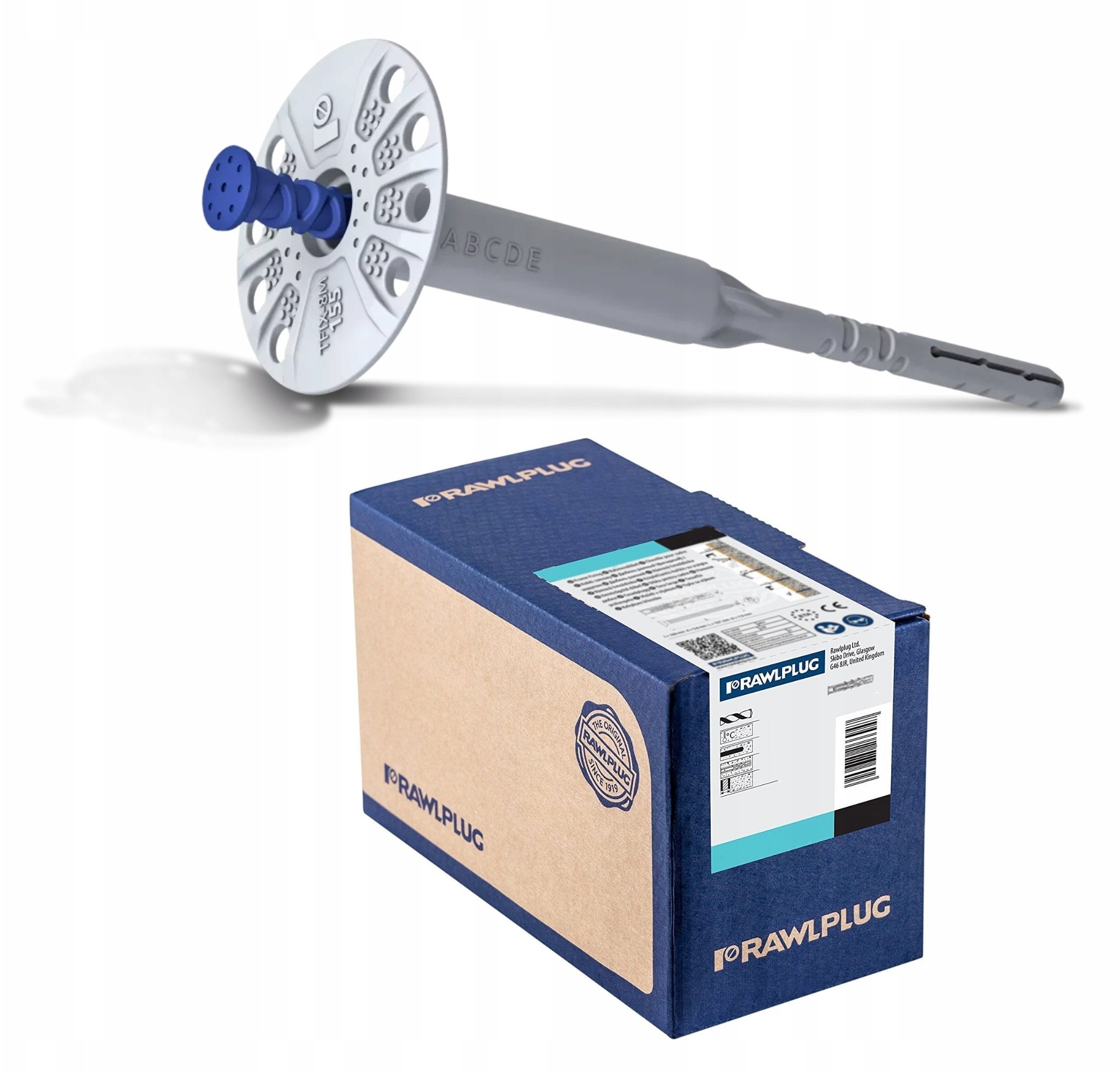 R-TFIX-8M Kołek fasadowy 8/175mm z wbijanym trzpieniem metalowym [OP 200]