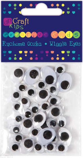 Akson Ruchome oczka OWALNE MIX 36 szt uniw