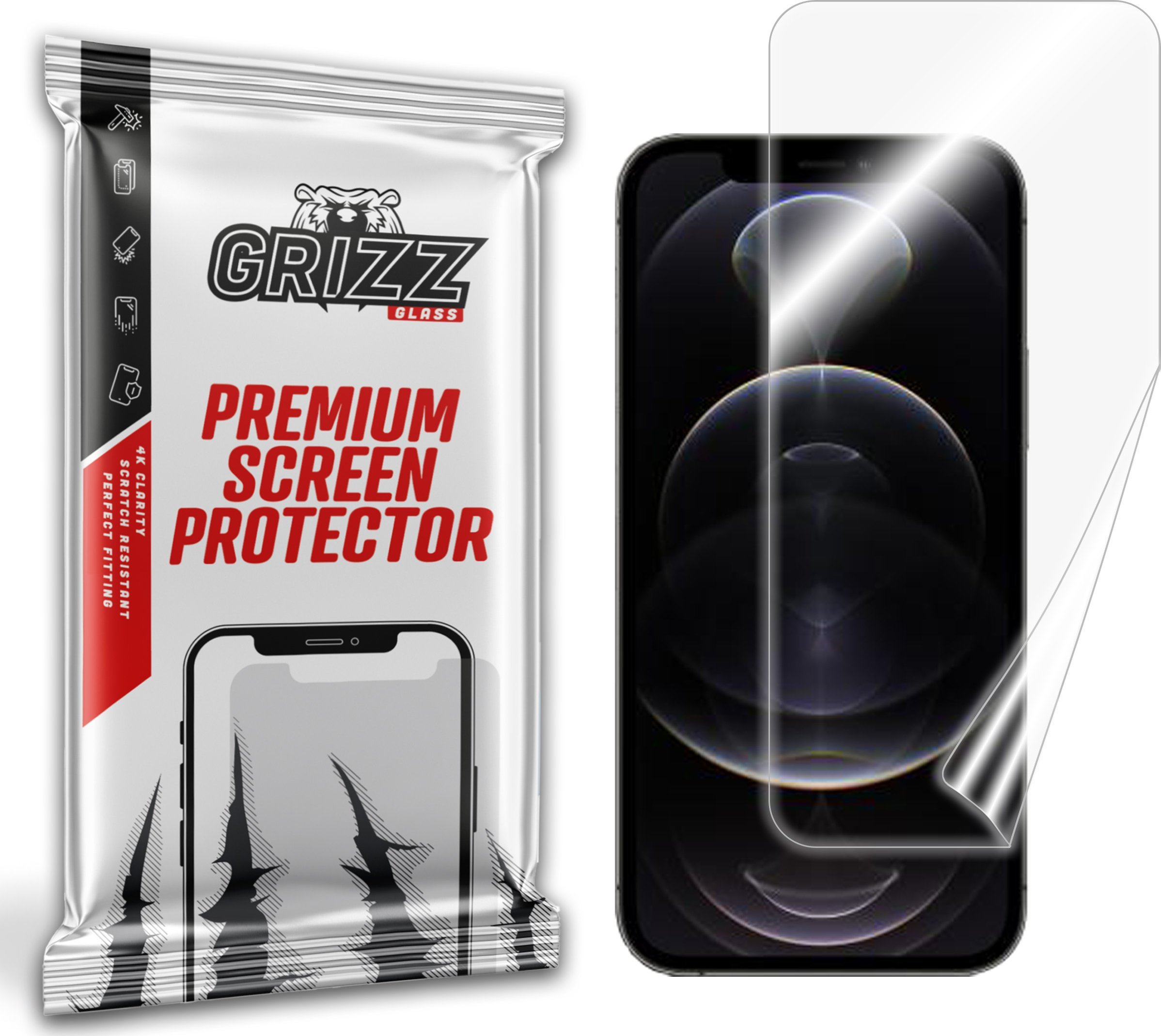 GrizzGlass Folia ceramiczna Grizz CeramicFilm Apple iPhone 12 Pro Max
