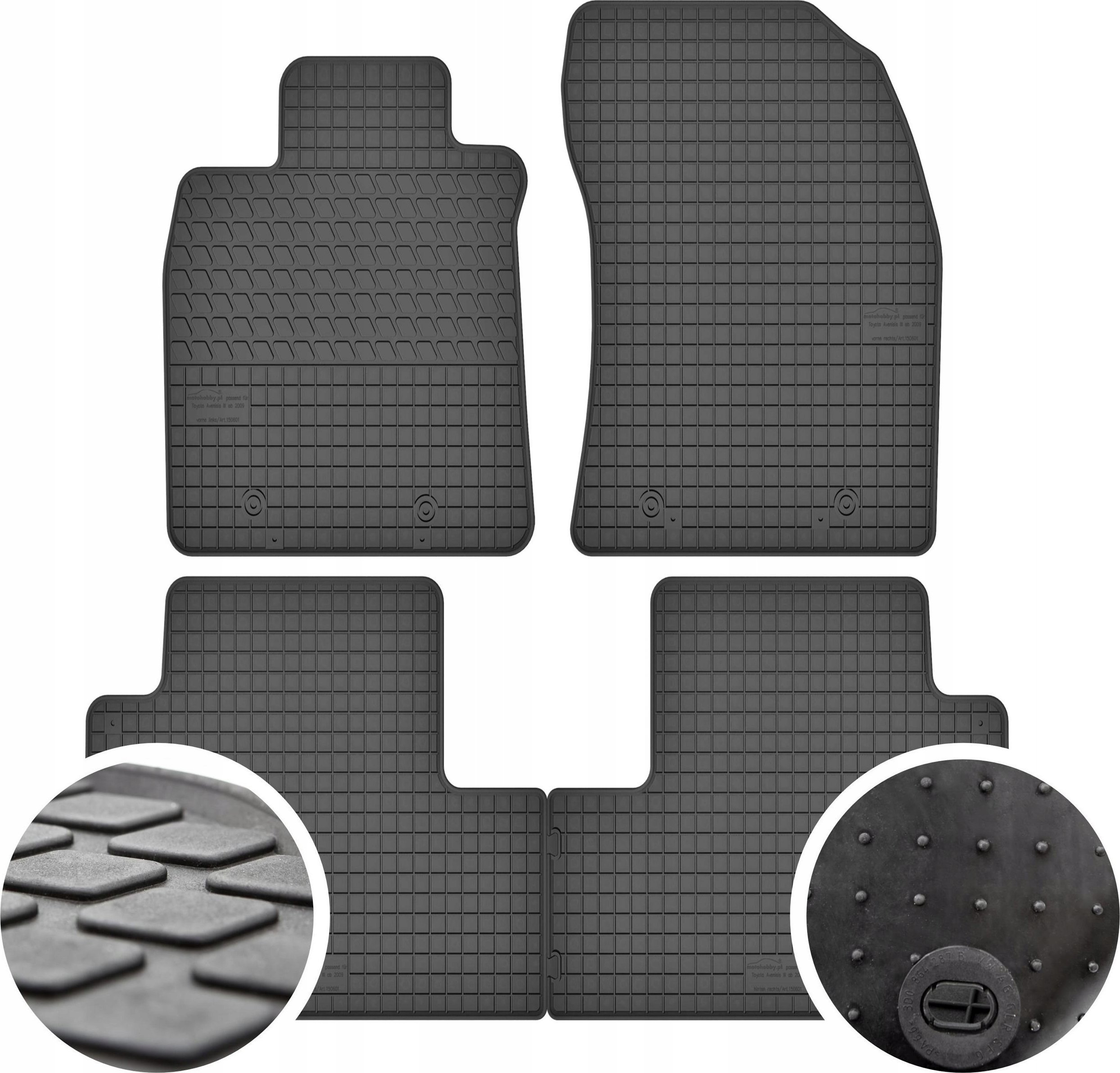 Cikcar Dywaniki gumowe do Toyota Avensis III (od 2009)