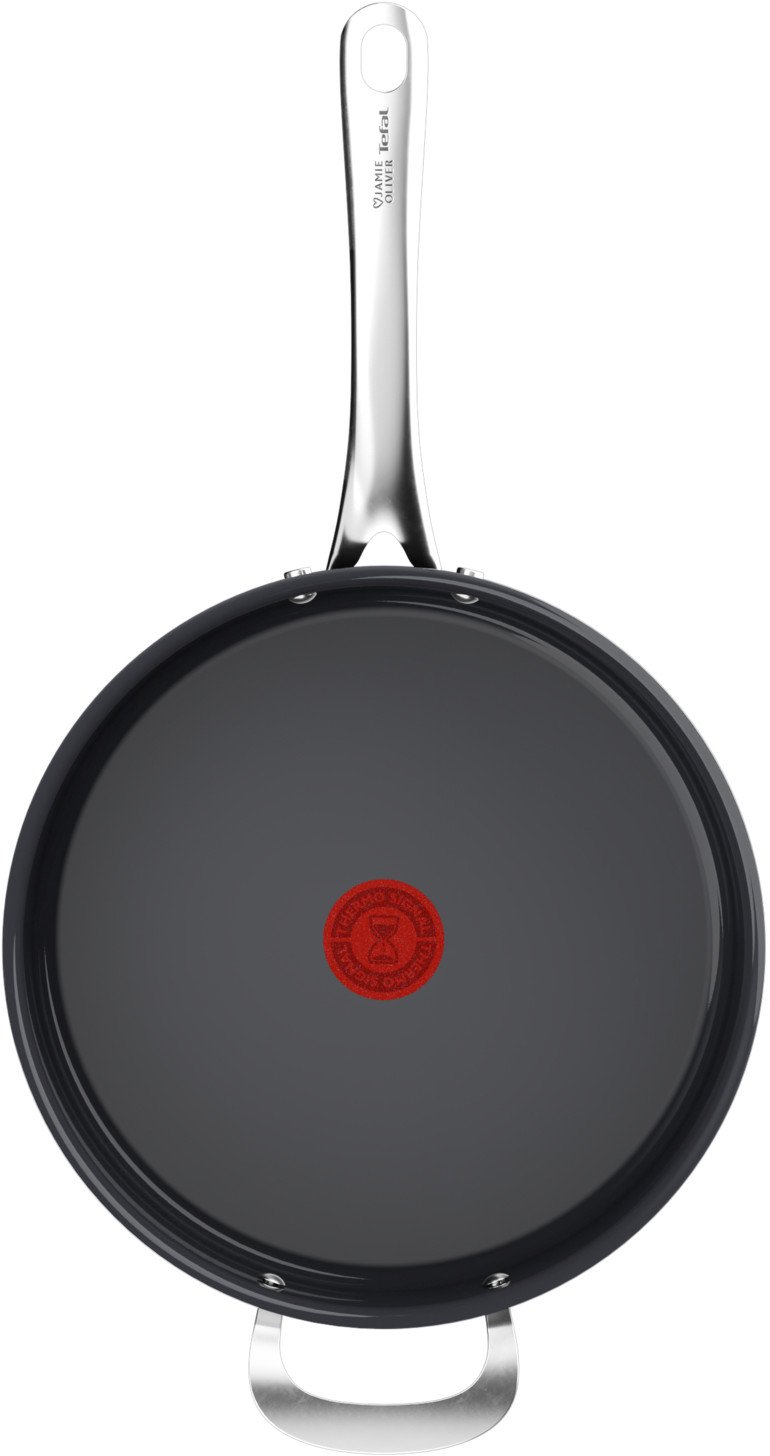 Tefal Jamie Oliver Prima frying pan with glass lid 26 cm/4.1 L, black