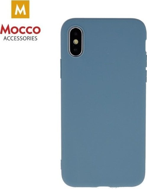 Mocco Ultra Slim Soft Matte 0.3 mm Silicone Case for Apple iPhone 11 Pro Max Light Blue