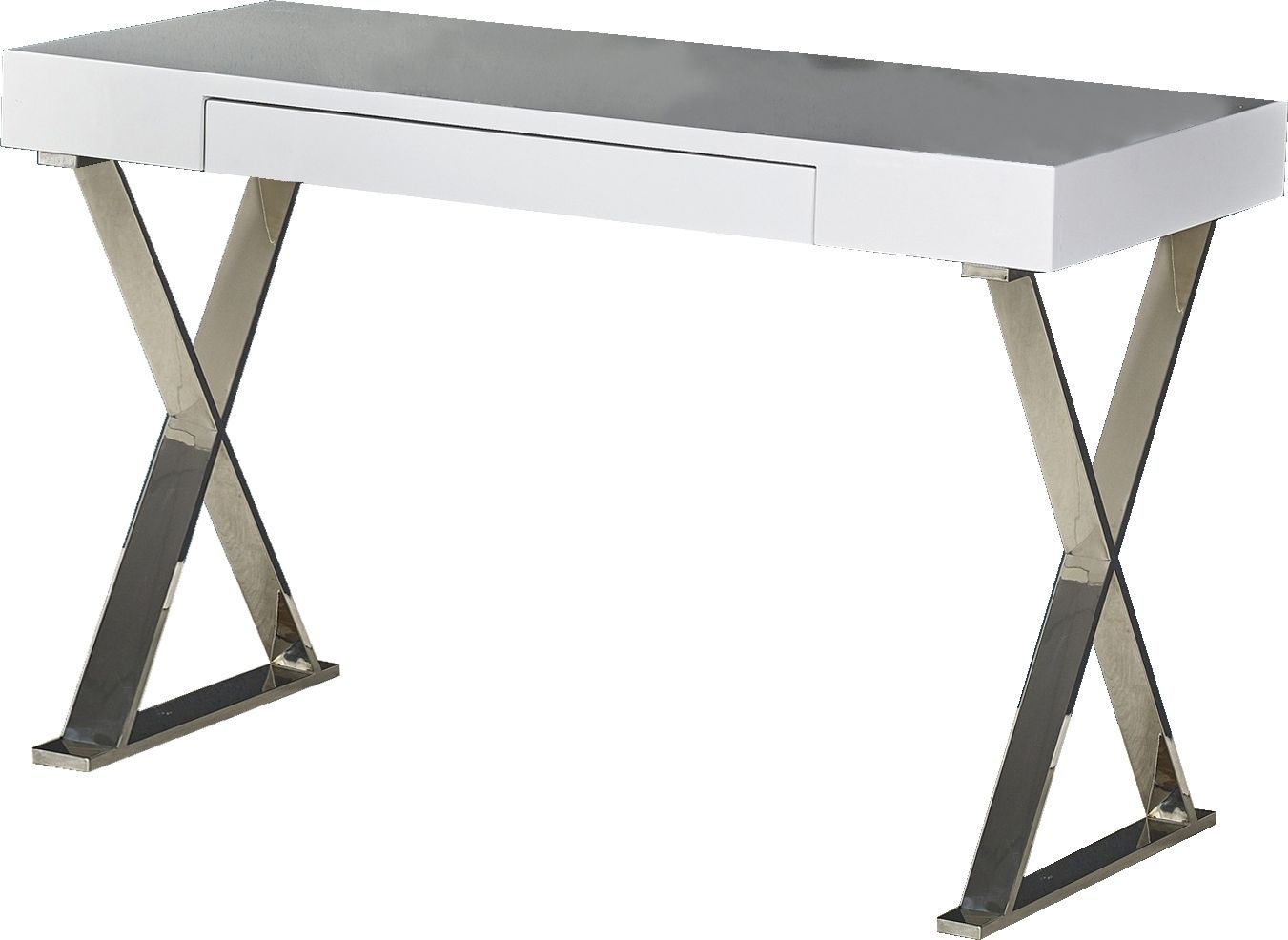 Biurko Profeos Erion Białe 120 cm x 55 cm