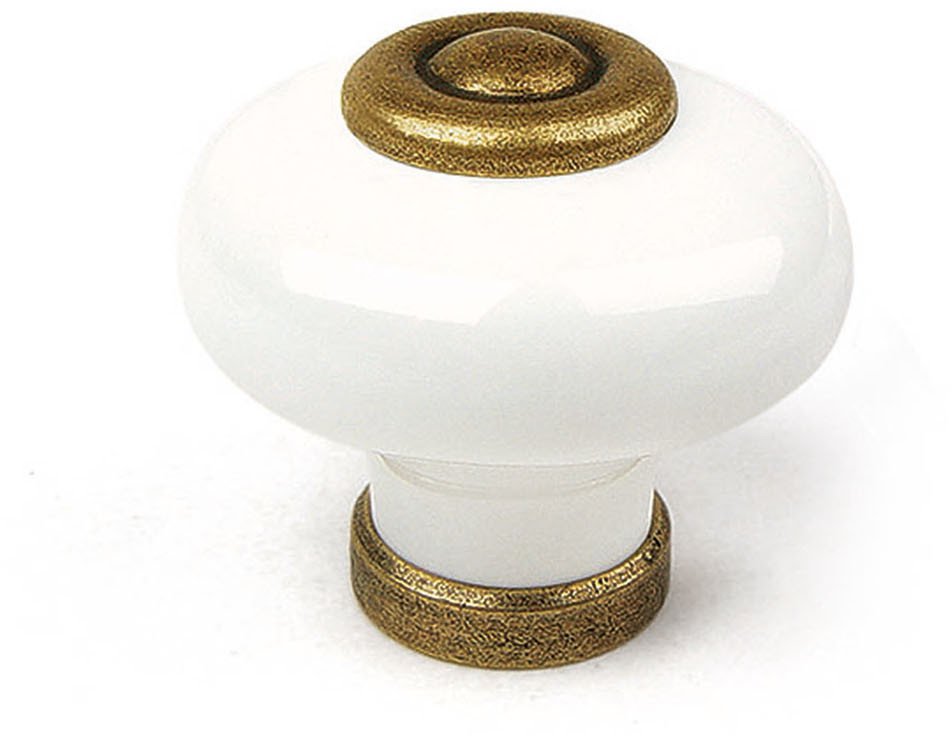 FURNITURE KNOB D31 7-824.31.32 WHITE AB
