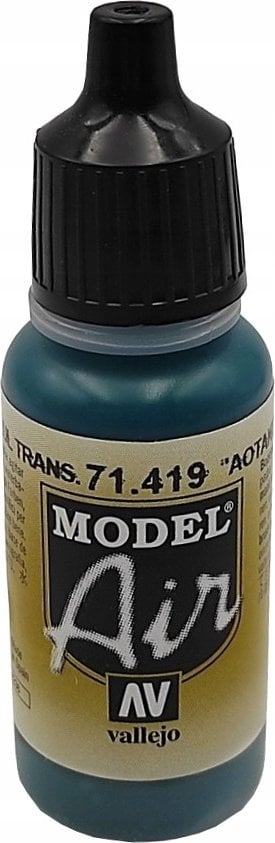Vallejo Vallejo: 71.419 - Model Air - Aotake' Translucent Blue (17 ml)