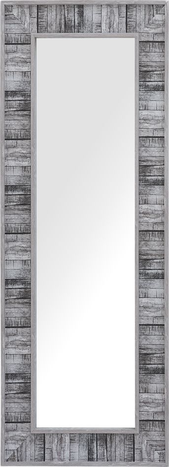 Beliani Lustro ścienne 50 x 130 cm szaro-białe ROSNOEN