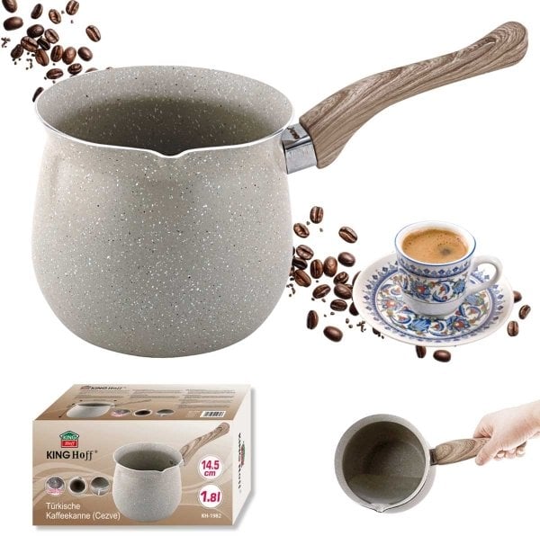 Kawiarka KingHoff TYGIELEK MARMURKOWY DO KAWY PO TURECKU 1,8L KH-1982 INDUKCJA
