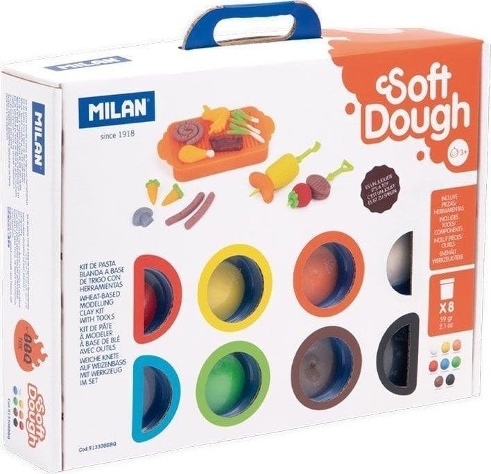 Ciastolina Barbecue 59g 8 kolorów MILAN