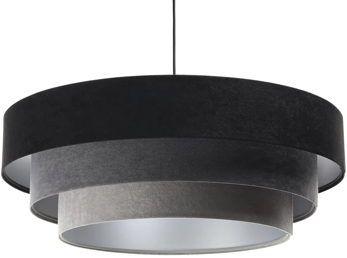 Lampa wisząca TRIO MIX czarna/szara/srebrna BPS KONCEPT