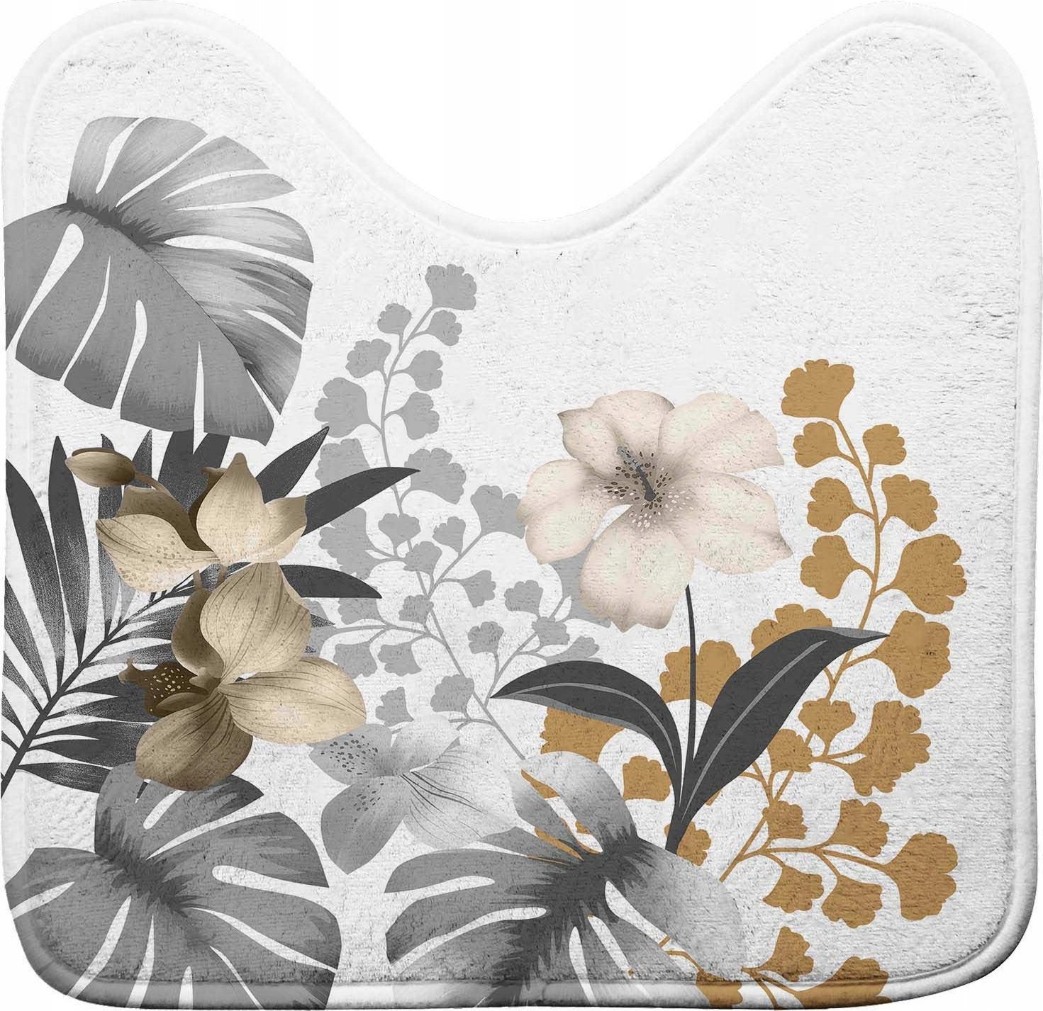 Bisk Dywanik łazienkowy 45x45cm biały