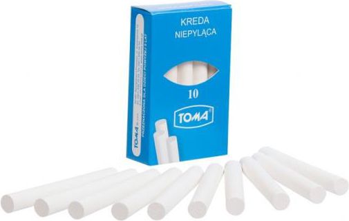 Toma Kreda szkolna biała (10szt) - OM-81200