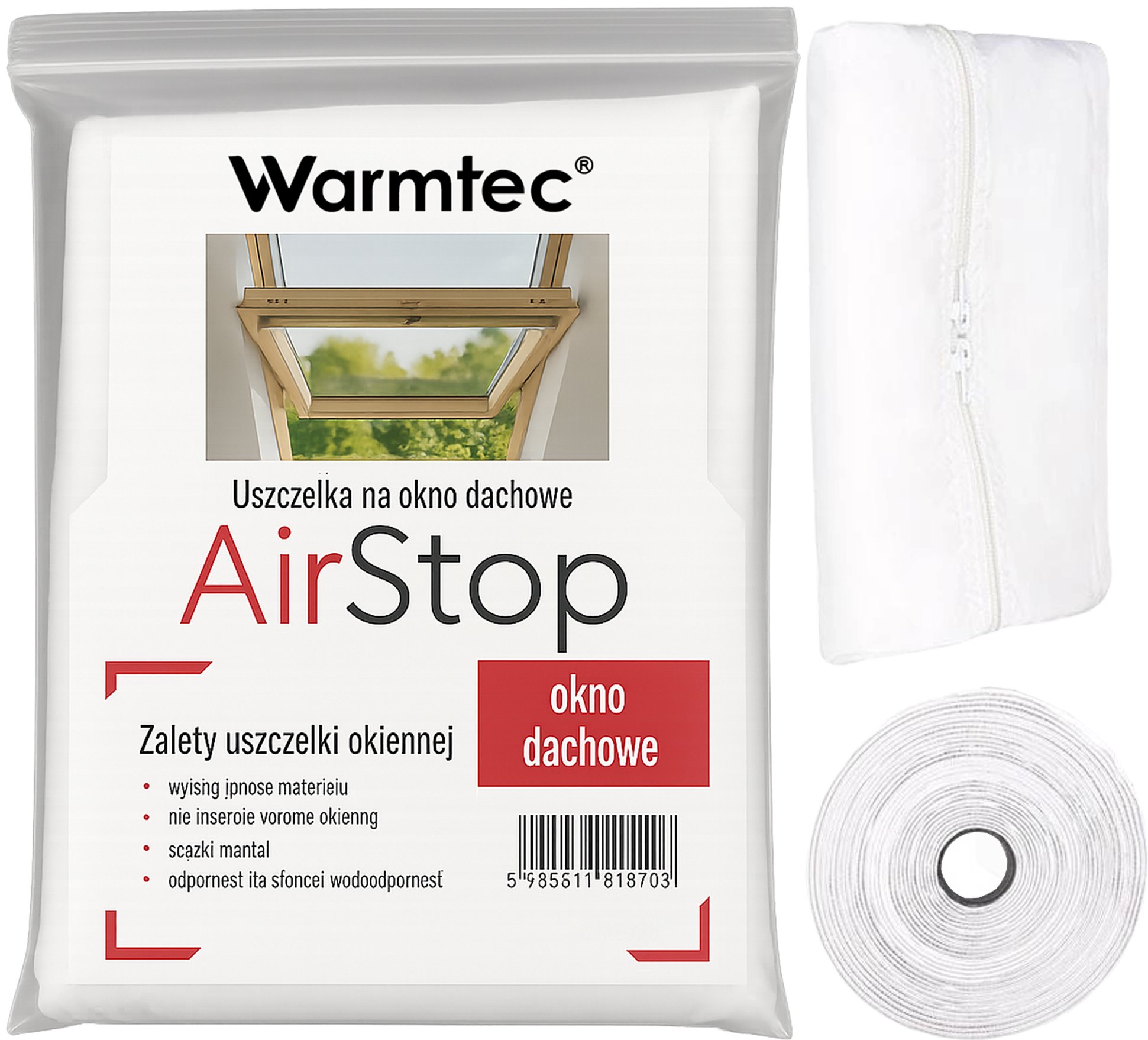 Uszczelka Okienna Do Klimatyzatora (Dachowa) Warmtec AirStop