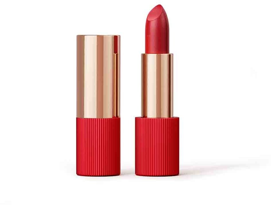 La Perla, Satin Lip Balm, Cream Lipstick, 201, Bitten Lips, 3.5 g For Women