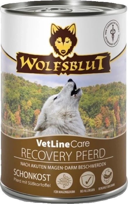 Wolfsblut Dog VetLine Care Recovery Horse - konina puszka 395g