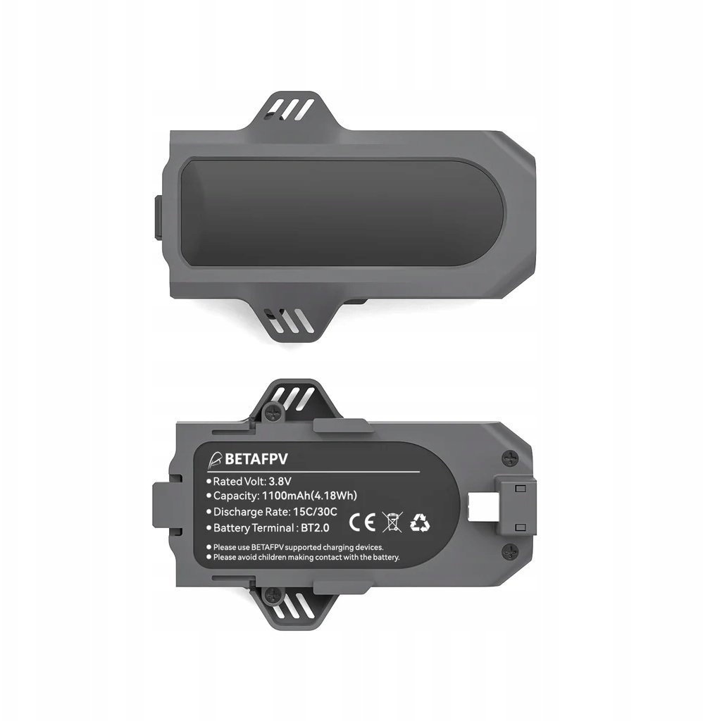 BetaFPV Aquila16 15C 1100mAh 2-pack | Zestaw baterii do drona Aquila16 | 3.8V, 1100mAh