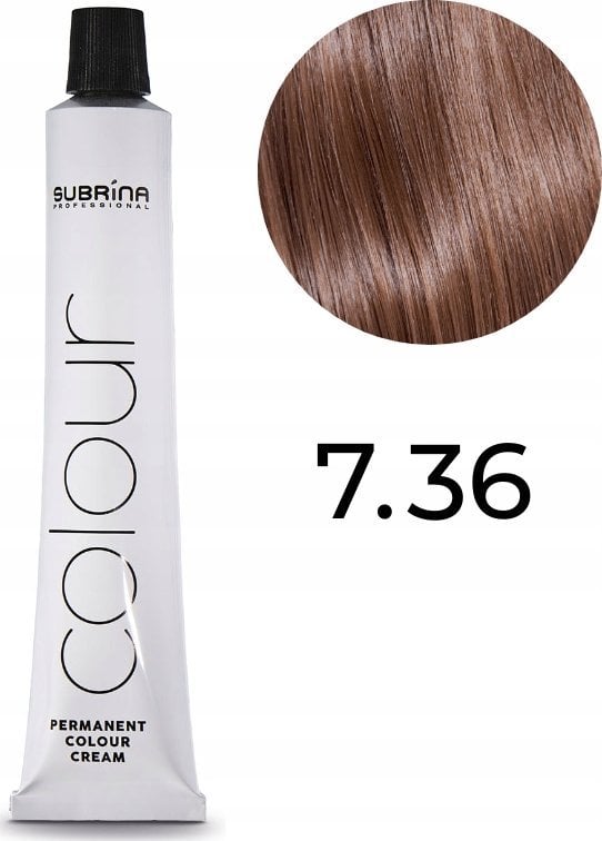 Subrina Professional, Essential Colour, Permanent Hair Dye, 7/36 Intense Brown Medium Blonde, 100 ml For Women