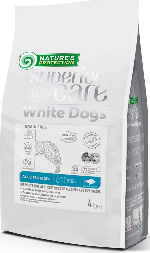 Nature’s Protection Nature's Protection Superior Care White Dogs Grain Free White Fish All Sizes and Life Stages 4kg