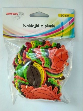 BREWIS Naklejki z pianki PVC21 Liście Brewis
