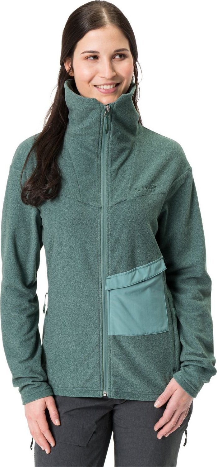 Vaude Kurtka polarowa sportowa damska Vaude Yaras - zielona 40
