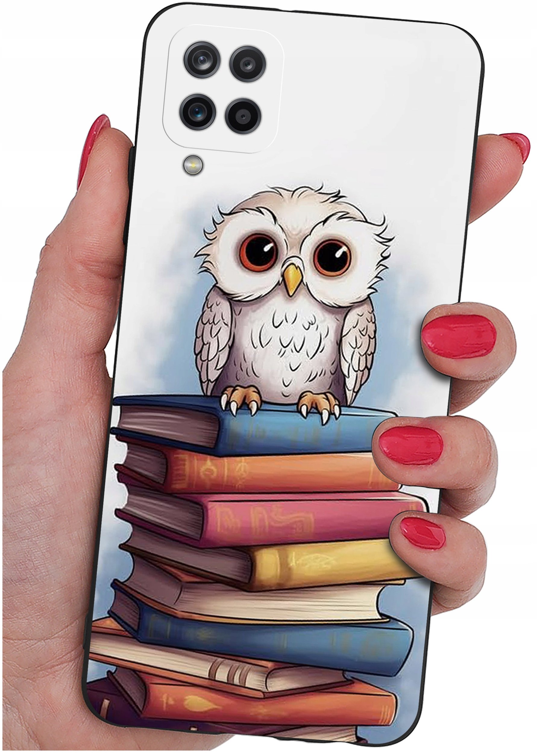 Etui do Samsung Galaxy A12|M12 WZORY |SILIKONOWE MATT CASE + SZKŁO 9H