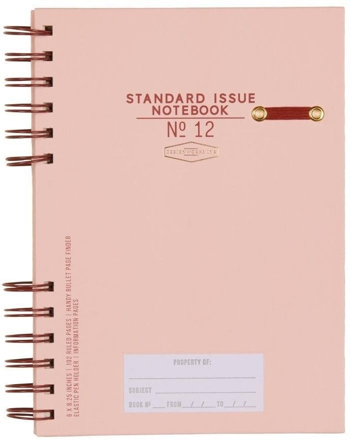 Notatnik Standard Issue No.12 Rosewood + Blush