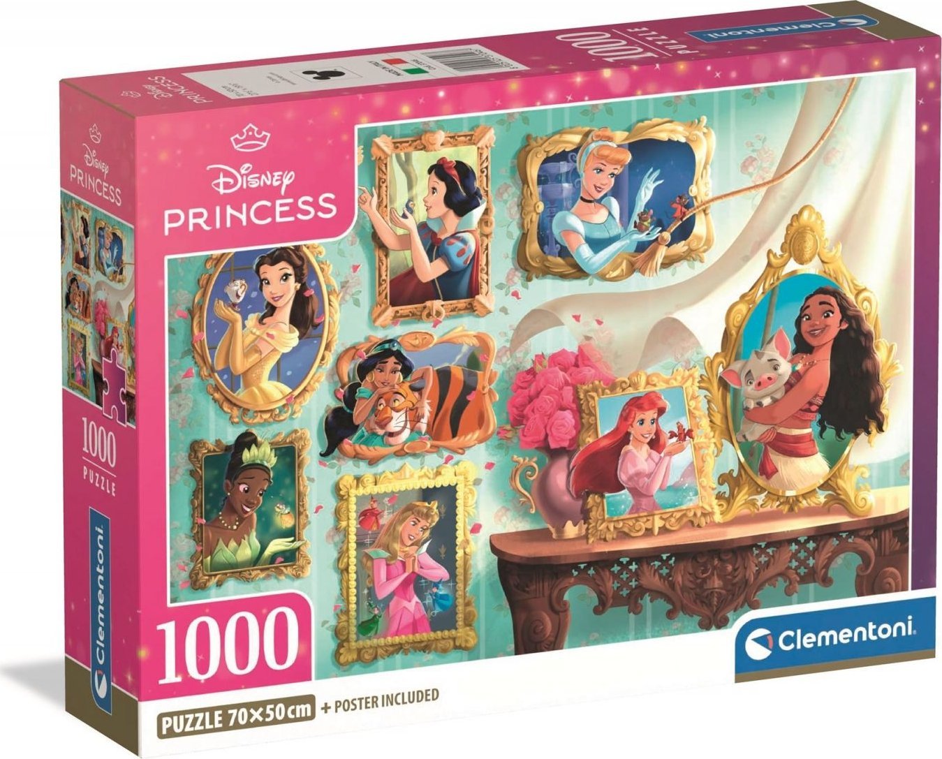 Clementoni Puzzle Compact Disney Princess 1000 elementów (37046)