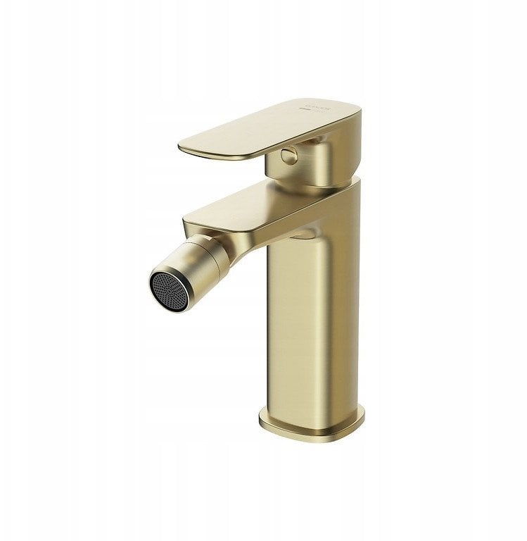 Bateria bidetowa Cersanit (baterie bidetowe) Bateria bidetowa sztorcowa LARGA złoty mat (S951-381)