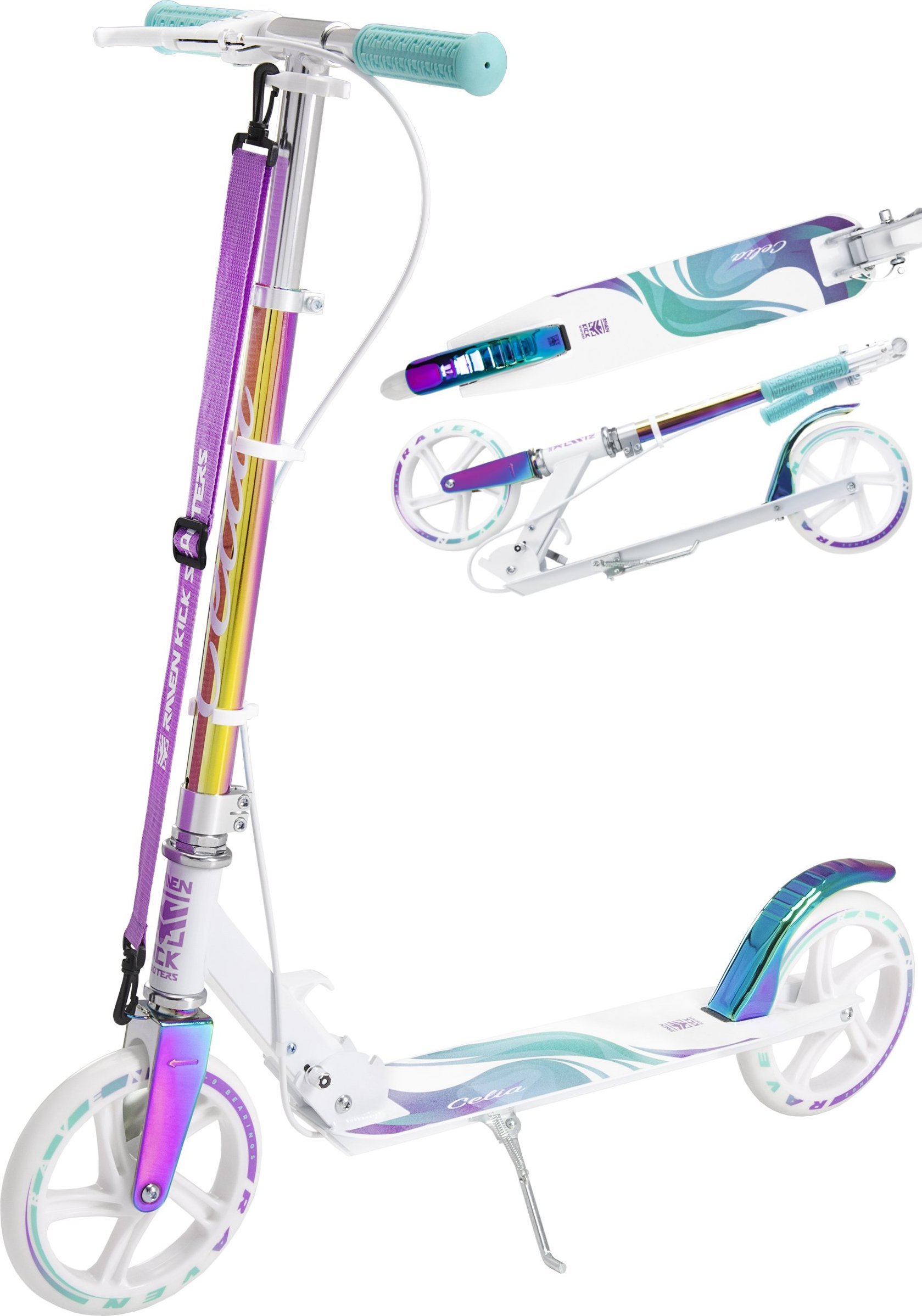 Hulajnoga RAVEN Celia Wielokolorowy