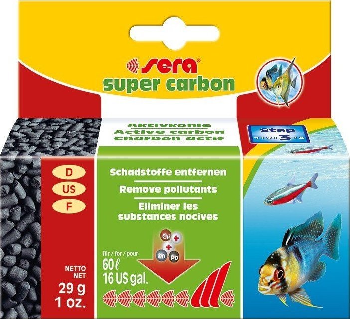 Sera Super carbon - węgiel aktywny 29 g
