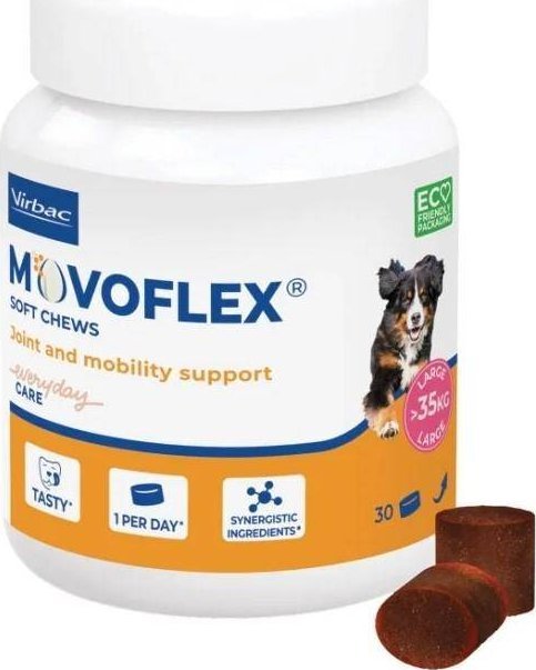 VIRBAC VIRBAC Movoflex L Miękkie Krokiety na Stawy dla psów powyżej 35kg -30 krokietów