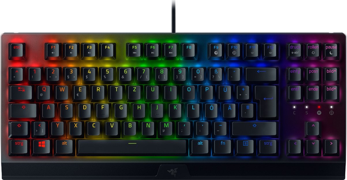 Klawiatura Razer BlackWidow v3 Tenkeyless Green (RZ03-03490400-R3G1)
