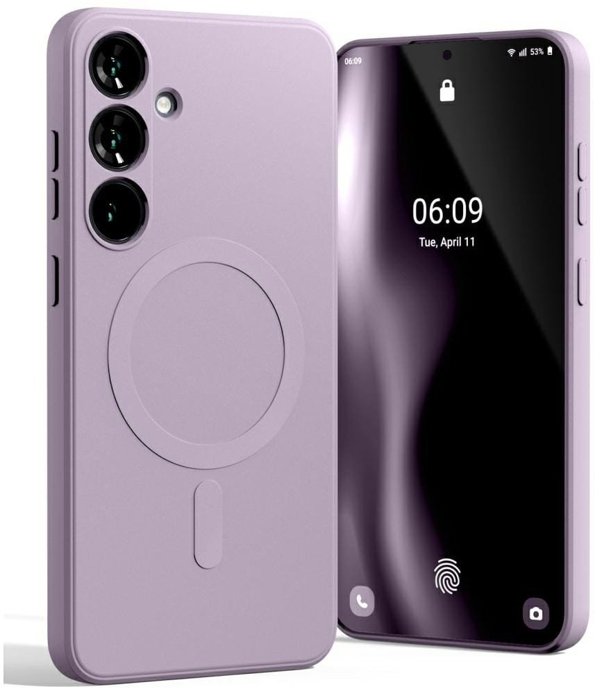 Mercury MagSafe Semi-Silicone Sam S25+ S936 liliowy fiolet /lilac purple