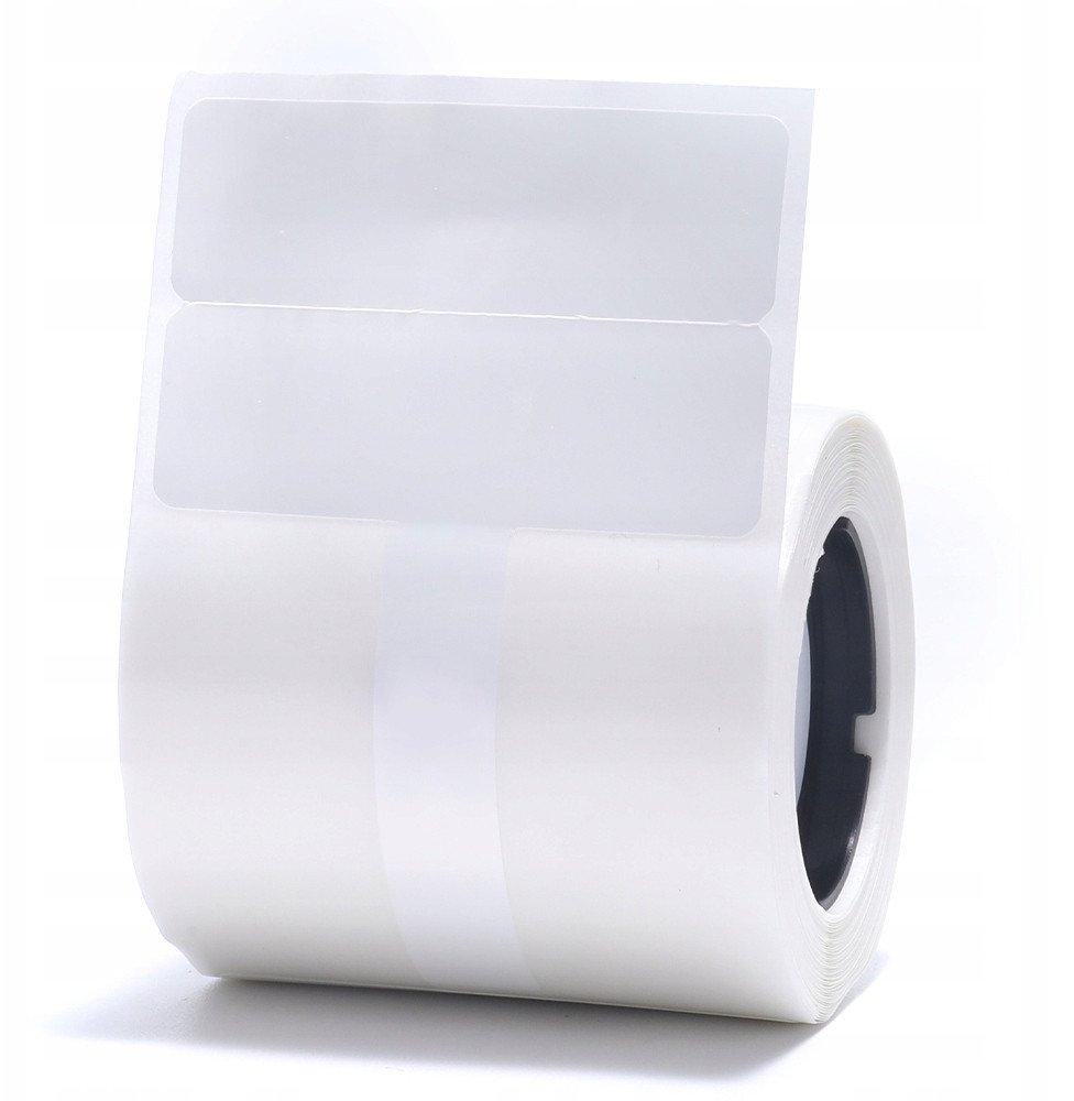 NIIMBOT ETYKIETY Naklejki do drukarki M2 BIAŁE do KABLI 25x38+40mm 90x