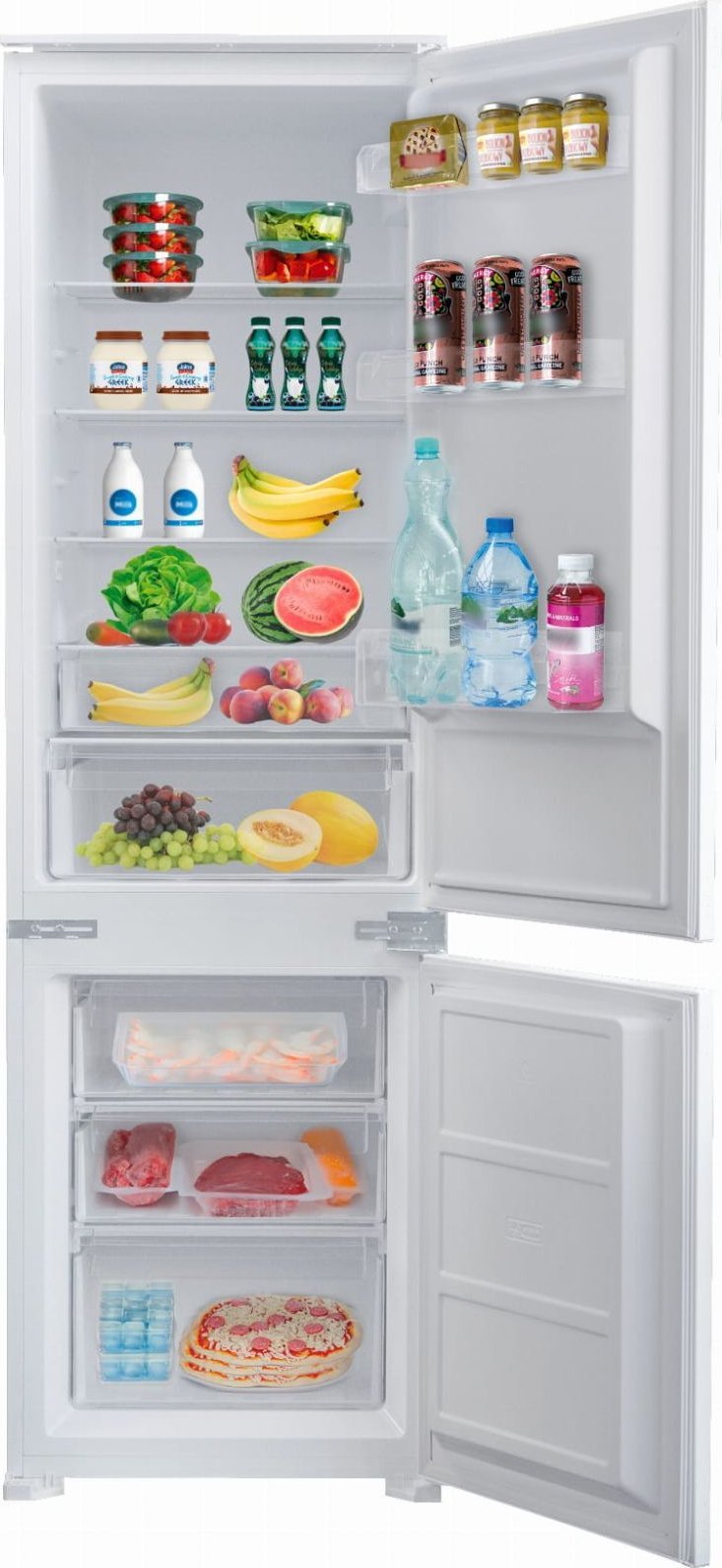 Lodówka Berg BERG CHŁODZIARKO - ZAMRAŻARKA CZZ178LWM02 178CM