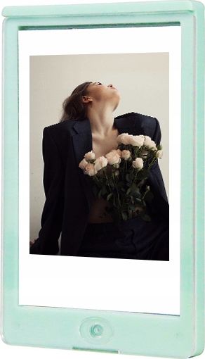 Ramka LoveInstant Ramka Na Magnes Na Lodówkę Do Fuji Instax Mini 11 / Zielony