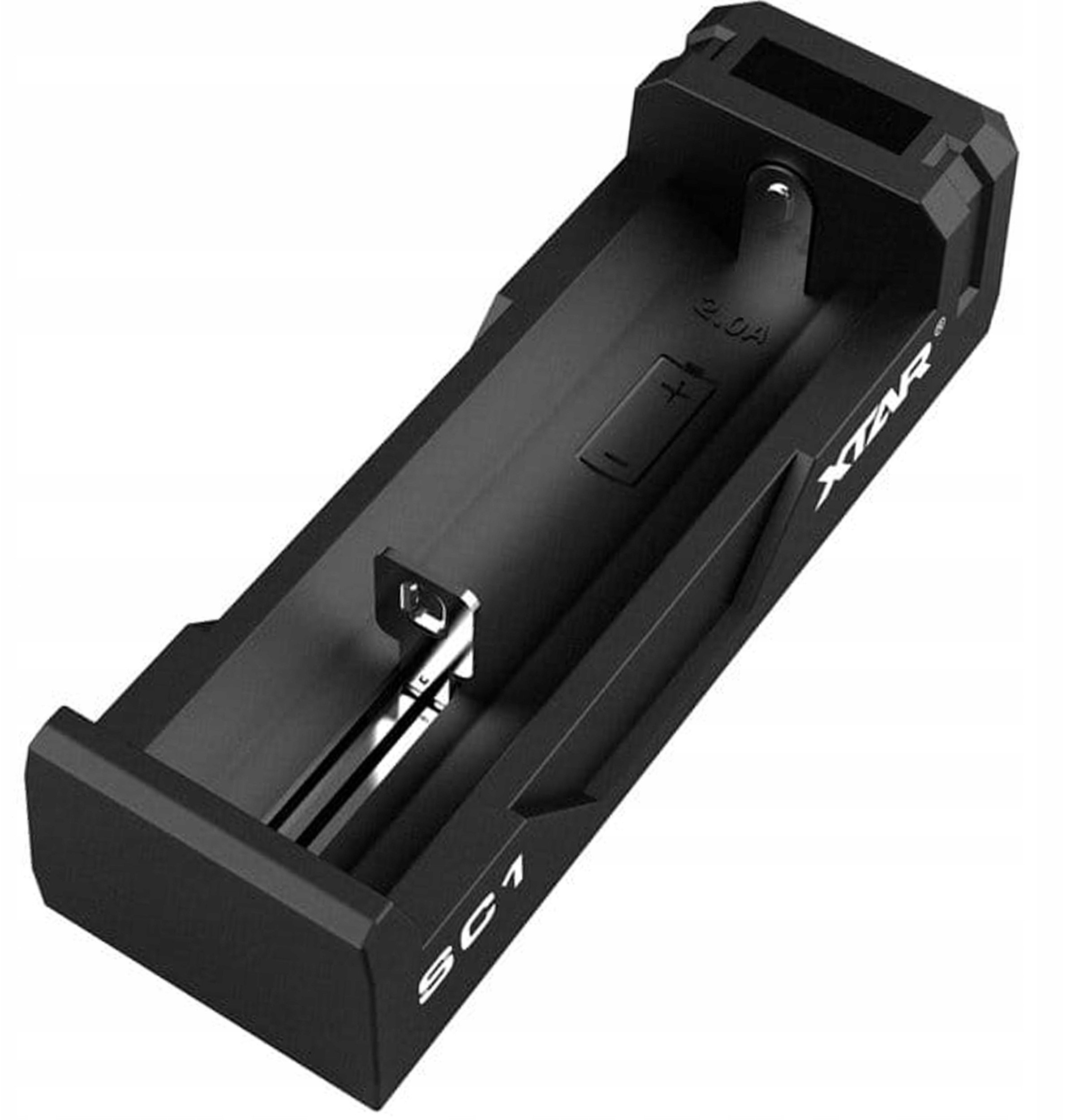 Ładowarka do akumulatorów cylindrycznych Li-ion 18650 USB-C - 1 kanał