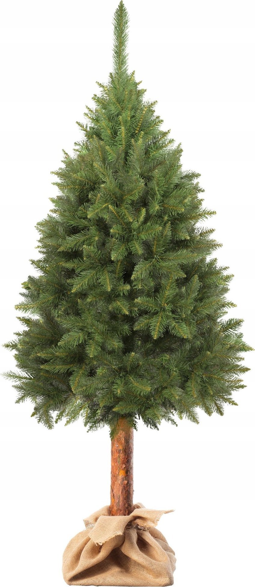 Kadax Choinka sztuczna 160 cm Świerk Na Pniu Naturalny