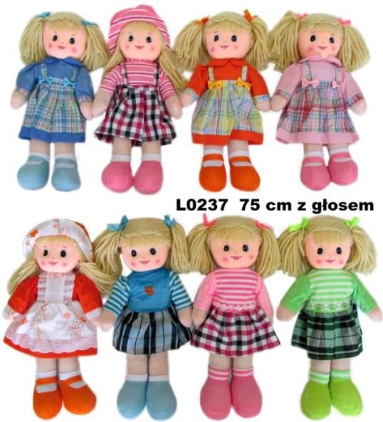 Sun-Day Lalka szmacianka z głosem, 75 cm (L0237)