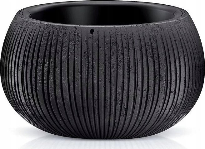 Prosperplast Doniczka z wkładem Beton Bowl DKB290 czarny beton