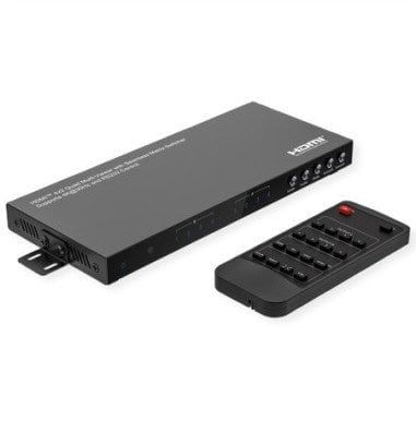 VALUE Matryca HDMI, 4x2, 4K30Hz, QUAD Multi-Viewer, płynne przełączanie
