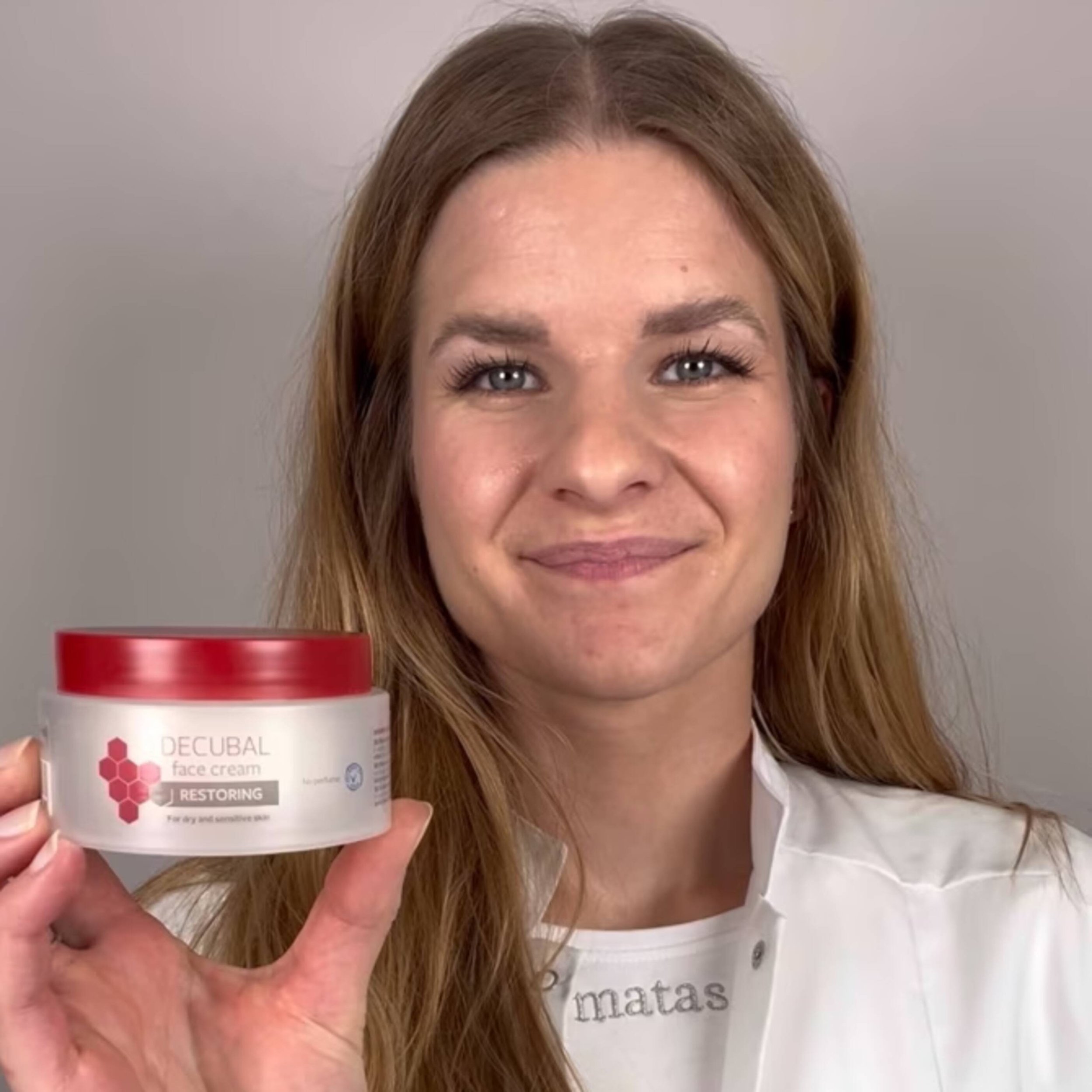 Face cream, Decubal, 75 ml, without color and perfume