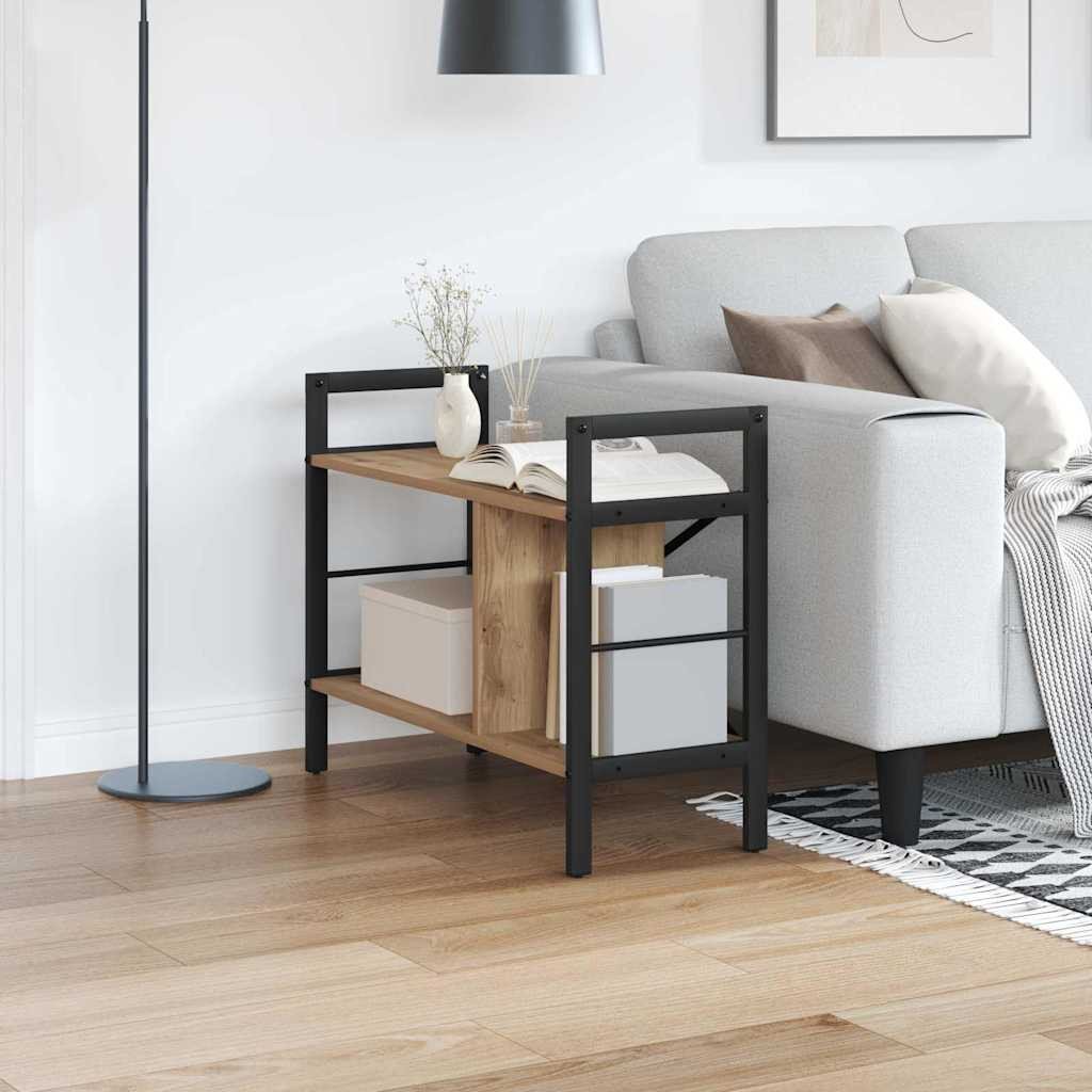 vidaXL Półka na książki Dąb rzemieślniczy 75 x 30 x 58,5 cm