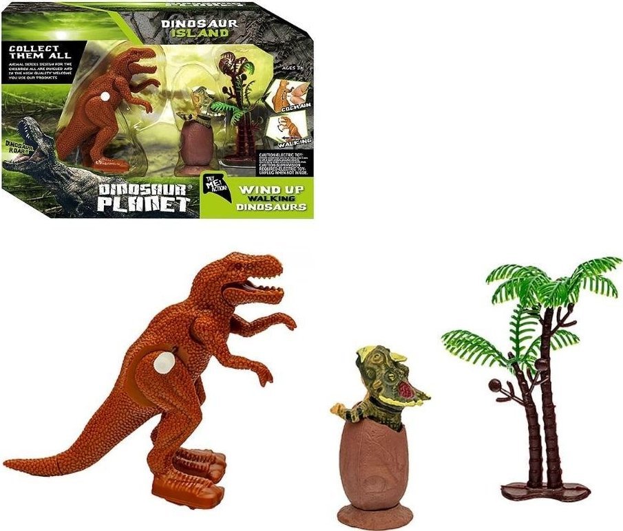 Dinozaur chodzący nakręcany