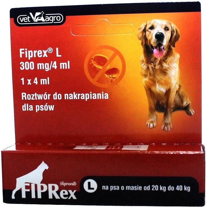 Vet-Agro FIPREX "L" 4ml (20-40kg) 1szt