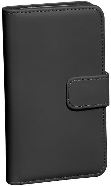 PEDEA Book Cover Classic für Samsung Galaxy S25 Edge, schwarz