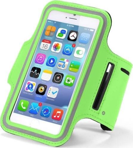 Mobilari OPASKA ETUI NA RAMIĘ DO BIEGANIA TELEFON 4.7'' ZIELONY